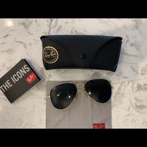 Ray Ban Classic Aviators - gold 58mm
